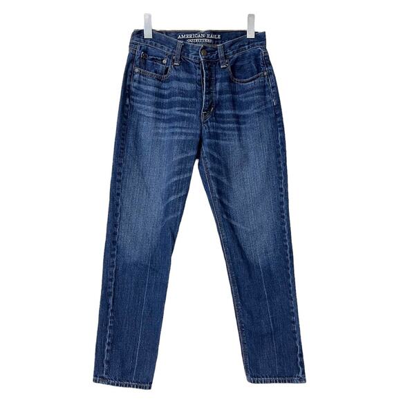 American Eagle Women's Jeans Vintage Hi Rise Button Fly Denim Medium Blue Size 6 - Picture 2 of 11